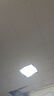 鯨與光 集成吊頂燈 led平板燈辦公室超薄高顯色鋁扣板面板燈 600*600 88W 工程款（噴白框） 曬單實拍圖