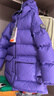 保姆鵝兒童羽絨服中長款加厚防寒外套寶寶中大童保暖冬裝 炭黑 120 曬單實拍圖