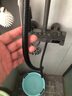 GuGuGo【德國】淋浴花灑軟管浴室衛(wèi)生間噴頭通用不銹鋼淋浴管冷熱防爆管 1.5米花灑軟管【雅黑】 全銅接口丨加大口徑大出水 曬單實拍圖