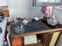 木馬人移動(dòng)茶桌家用小茶臺(tái)竹木茶車茶幾茶具套裝自動(dòng)燒水壺一體茶水柜 烏金石面板*80長+煮茶電器+茶具 曬單實(shí)拍圖