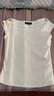 UR2025春季新款女裝時(shí)尚氛圍感修身一字領(lǐng)短袖T恤UWB450003 淺卡其 M 曬單實(shí)拍圖