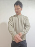 真維斯衛(wèi)衣男2025秋季新款加固領(lǐng)口設(shè)計(jì)圓領(lǐng)運(yùn)動(dòng)無帽男士長袖上衣外套GW 抹茶綠#ZS純色 XL 曬單實(shí)拍圖