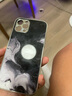 品托（Pintop）蘋(píng)果12手機(jī)殼iphone12promax玻璃新款保護(hù)套簡(jiǎn)約輕薄散熱抗指紋全包直邊防摔硬殼高級(jí)創(chuàng)意男女 iPhone12Pro【經(jīng)典黑-水墨鎏金】 電鍍玻璃殼 曬單實(shí)拍圖