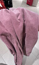 無(wú)印良品（MUJI）女式 彈力 燈芯絨 輕便直筒褲 褲子女款25年秋季女裝BE1Y5A5A 煙熏粉色 M (160/66A) 曬單實(shí)拍圖