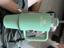 STANLEY吸管杯保溫保冷高顏值不銹鋼巨無霸男女學(xué)生水杯子七夕禮物 【新色來襲】開心果綠- 887ml 曬單實拍圖