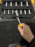 史丹利（STANLEY）31件10MM系列公制組套汽修機修組合工具套筒棘輪扳手91-937-22 曬單實(shí)拍圖
