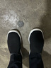 紅青百年老北京布鞋男千層底傳統(tǒng)布鞋黑色一腳蹬爸爸鞋透氣防滑輕便工作鞋 經(jīng)典布底-貼片【防滑耐穿】 41 【適合40的腳】 曬單實拍圖