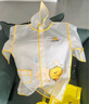 牧萌兒童雨衣男童女童防水全身雨披幼兒園小學(xué)生雨具 黃色小黃鴨 M 曬單實(shí)拍圖