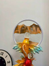 歐梵普（oufanpu）年年有魚(yú)創(chuàng  )意流沙畫(huà)擺件高級感客廳電視柜酒柜裝飾品喬遷新居禮物 風(fēng)調魚(yú)順-二魚(yú)戲珠-素色【橙流沙】 年年有魚(yú)新中式擺件-寓意美好 曬單實(shí)拍圖