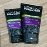 歐萊雅（LOREAL）男士控油炭爽抗黑頭潔面膏100ml+50ml 深層清潔毛孔收縮毛孔控油 曬單實(shí)拍圖