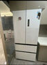美的（Midea）M60系列520純平全嵌法式多門(mén)四開(kāi)門(mén)家用冰箱超薄雙系統循環(huán)大容量無(wú)霜BCD-520WUFPZM(E)白國家補貼 曬單實(shí)拍圖
