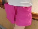 ASK JUNIOR兒童短褲2025夏季女童透氣海邊度假風(fēng)五分沙灘褲 玫紅色  160  曬單實(shí)拍圖