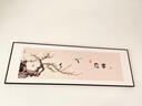 中式字畫茶室掛畫客廳沙發(fā)背景墻裝飾畫餐廳禪意辦公室花鳥壁畫 H款-興旺 80*240超透晶瓷面+尊貴鋁合金金框 曬單實拍圖