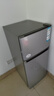 海爾（Haier）冰箱小型二門辦公室迷你小冰箱節(jié)能直冷家用租房家電冷藏冷凍超薄雙開門省電小型冰箱 118升、360°立體制冷、低溫補(bǔ)償 曬單實(shí)拍圖