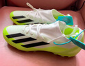 adidas X CRAZYFAST.3 TF硬人造草坪足球運(yùn)動鞋男女阿迪達(dá)斯官方 白色/黃綠色/黑色 推薦選大半碼 42 曬單實(shí)拍圖