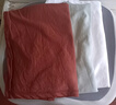 無印良品（MUJI）女式 雙股天竺編織法國袖T恤上衣打底衫內(nèi)搭女裝25年夏季BB2RPA5S 白色 M (160/84A) 曬單實拍圖