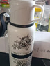 新款梔子花保溫杯女生水杯高顏值大容量學(xué)生攜帶新款水壺保溫壺 一杯雙蓋【梔子花保溫杯】600ml 曬單實(shí)拍圖
