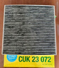 曼牌（MANNFILTER）空調濾芯濾清器CUK2358/CUK23072雅閣思域CR-V思鉑睿奧德賽歌詩(shī)圖 曬單實(shí)拍圖