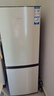 海爾（Haier）冰箱出品雙開門二門177升冰箱家用小型冰箱租房省電不占地冷藏冷凍統(tǒng)帥家用小冰箱 以舊換新 177升雙門冰箱節(jié)能省電 兩天約用1度電 曬單實(shí)拍圖