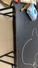 初學者  電腦桌臺式家用電競桌椅套裝辦公桌簡約書桌游戲桌書房寫字桌子 子夜黑120*60-電競紋路 曬單實拍圖