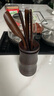 金灶（KAMJOVE） 黑檀木實(shí)木茶道六君子套裝功夫茶具套裝 組合茶盤(pán)擺件 KP-8 曬單實(shí)拍圖