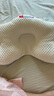 Hoag（霍格）嬰兒定型枕糾正頭型0-6-12月矯正新生兒寶寶枕頭護(hù)頸神器 白+藍(lán)色 【母嬰A類一等品】 曬單實(shí)拍圖