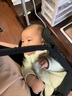 WCZ日本工藝嬰兒背帶抱娃前抱式背帶嬰兒小月齡前后兩用多功能輕便 【三重防護(hù)保椎】新升級黑色竹節(jié)冰絲款 曬單實(shí)拍圖