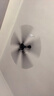 奧克斯（AUX）吊扇辦公室電風扇客廳家用吊頂風扇大風力風扇靜音工業(yè)大吊扇 【升級電機】56寸適用25-30m2+遙控款5檔 曬單實拍圖