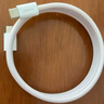 倍思磁吸數據線蘋果17/16/15充電線ctc編織PD100W功率5A 適用蘋果17/16e15Pro手機iPad筆記本 1m皓月白 曬單實拍圖