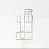 無(wú)印良品 MUJI 不銹鋼廚具收納架 MC04CC0S 置物架 多功能金屬刀架砧板架 銀色 寬136x深132.5x高214mm 曬單實(shí)拍圖