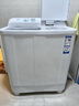 海爾（Haier）雙桶洗衣機(jī)半自動(dòng) 家用大件洗 10公斤大容量 省水電 以舊換新 雙缸 原廠品質(zhì)XPB100-81D2 曬單實(shí)拍圖