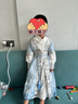 安妮優(yōu)兒中秋節漢服男童2025兒童古裝男孩中國風(fēng)男生國學(xué)服唐裝 藍色 110 曬單實(shí)拍圖
