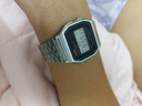 卡西歐（CASIO）手表 小春同款 情侶經(jīng)典復(fù)古小方塊 時尚學(xué)生表小金表 A159WA-N1D 曬單實拍圖