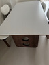 AUGUSTE奧古斯特中古風(fēng)純白巖板餐桌家用小戶(hù)型2025新款長(cháng)方形實(shí)木餐桌 1.6米+4椅(洞影餐桌) 曬單實(shí)拍圖