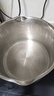 蘇泊爾（SUPOR）湯鍋316L食品級不銹鋼加深加厚輔食三層復合鍋底電磁爐燃氣通用 316不銹鋼 升級加厚 22cm 曬單實拍圖