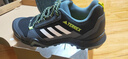 adidas AX3舒適戶(hù)外登山徒步網(wǎng)面運動(dòng)鞋男子阿迪達斯官方TERREX 黑/深灰/白/黃   43 曬單實(shí)拍圖