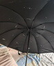 天堂 雙人晴雨傘三折 太陽傘三折10骨加大雙人超大加固 甘酪白 曬單實(shí)拍圖