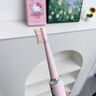 色果HelloKitty凱蒂貓電動成人牙刷聲波震動智能軟毛防水牙刷長待機(jī)可愛充電式開學(xué)生日禮物送男女朋友 凱蒂貓*4刷頭【三檔模式+30s換區(qū)提醒】 曬單實(shí)拍圖