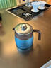 虎牌（TIGER）香港直郵覆鈦燜茶壺茶水分離高檔商務(wù)壺戶(hù)外大容量泡茶便攜保溫壺 小燜寶-綠色【覆鈦】 700ml 曬單實(shí)拍圖
