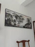 畫(huà)大芬大芬高檔客廳裝飾畫(huà)掛畫(huà)沙發(fā)背景墻紫氣東來(lái)山水畫(huà)靠山墻壁畫(huà)風(fēng)景 08款【八方聚財】 180*80CM油畫(huà)布金色框 曬單實(shí)拍圖