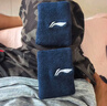 李寧（LI-NING）護腕男款【兩只裝】扭傷手腕籃羽毛球運動(dòng)腕帶女士吸汗巾健身跑步 曬單實(shí)拍圖