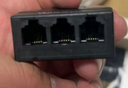 萬級（OFNPFTTH）電話分線器一分四 RJ11語音電話直通頭/分支器/延長器 1分4電話線轉(zhuǎn)接頭 1個裝1-11731 曬單實拍圖
