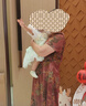 戴維貝拉兒童連衣裙夏裝女童中國風(fēng)裙子女寶寶古風(fēng)漢服裙 曬單實(shí)拍圖