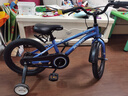 喜德盛（xds）小飛俠鋁合金兒童自行車(chē)兒童 自行車(chē)3-6歲小孩女童男童輕便單車(chē) 16寸寶藍/銀|鋁合金車(chē)架 曬單實(shí)拍圖