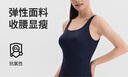 迪卡儂（DECATHLON）泳衣女連體三角抗氯游泳服顯瘦大碼泳裝泡溫泉深藍4230020 曬單實(shí)拍圖