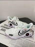 耐克（NIKE）定制球鞋布魯克林之殤時(shí)尚潮流經(jīng)典潑墨中幫復(fù)古籃球鞋男女款白 白色 41 曬單實(shí)拍圖