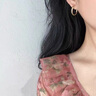 Lnieer925銀耳針大圓圈耳圈素圈耳環(huán)女高級感耳釘耳飾2025新款爆款耳圈 3CM大耳圈耳環(huán)銀色【925銀針】 曬單實(shí)拍圖