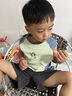 ASK JUNIOR抑菌兒童T恤2025夏季小童遮熱無(wú)袖背心男童體恤上衣 曬單實(shí)拍圖
