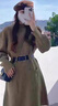 韓璐嬌（hanlujiao）超好看泡泡袖針織連衣裙女秋冬2025新款配大衣收腰顯瘦打底短裙子 圖片色 均碼 建議80-120斤 曬單實(shí)拍圖