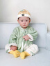 G.DUCKKIDS小黃鴨童裝寶寶套裝夏季薄款兒童漢服男孩子周歲禮服嬰兒衣服夏裝 綠色 80 尺碼建議9-12個月cm 曬單實拍圖